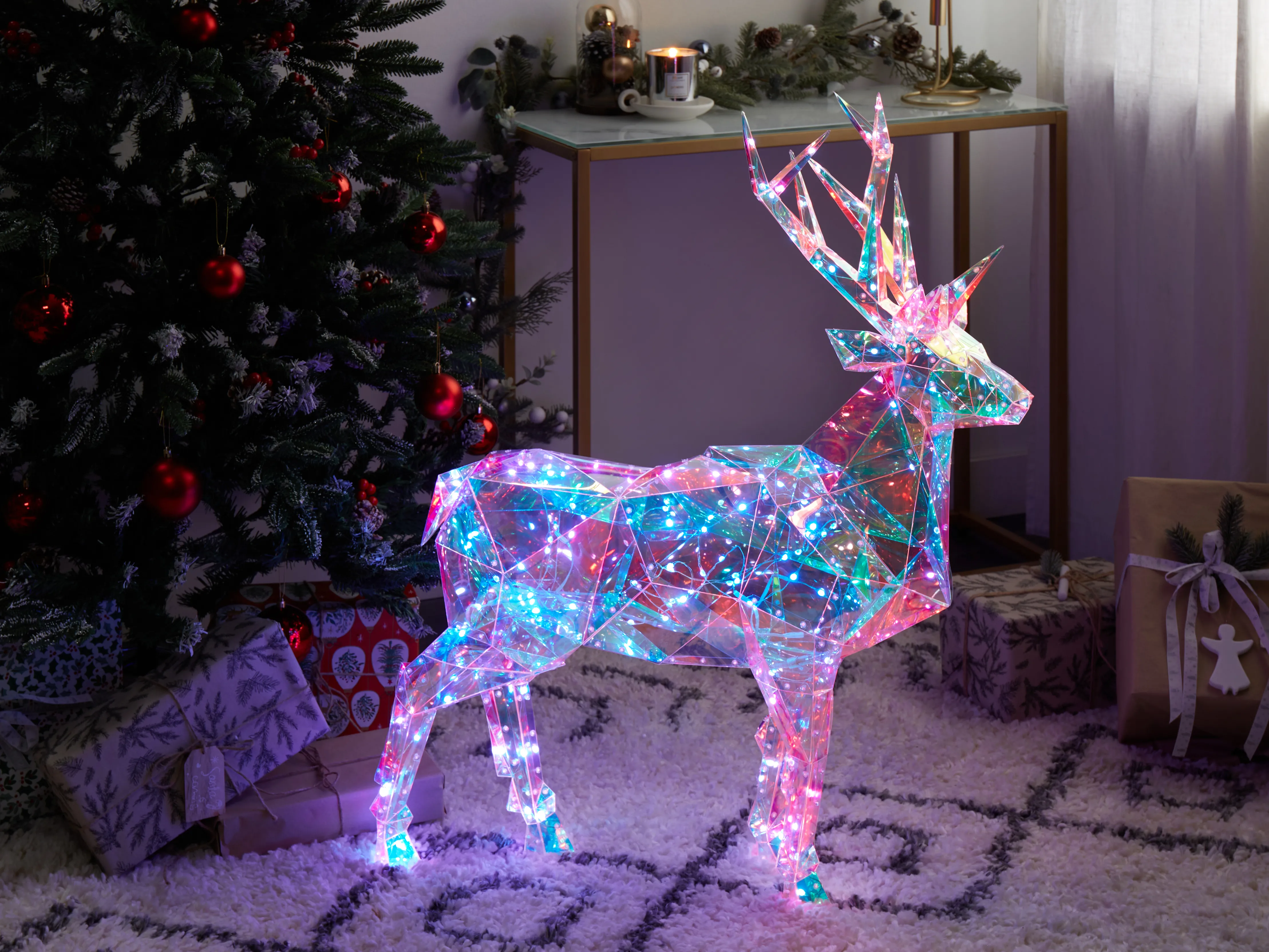 Outdoor Decoration Smart LED with App POLARIS Reindeer 90 cm Multicolour