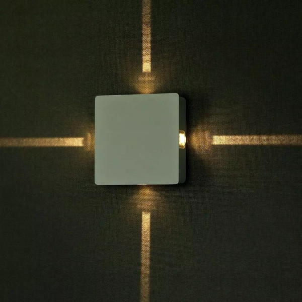 Kinkiet zewnętrzny VT-704 4000K biały LED 4x4W 428lm IP65 V-TAC