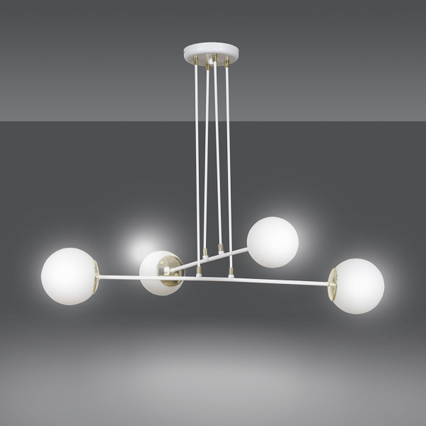 Lampa Wisząca Ognis 4 White