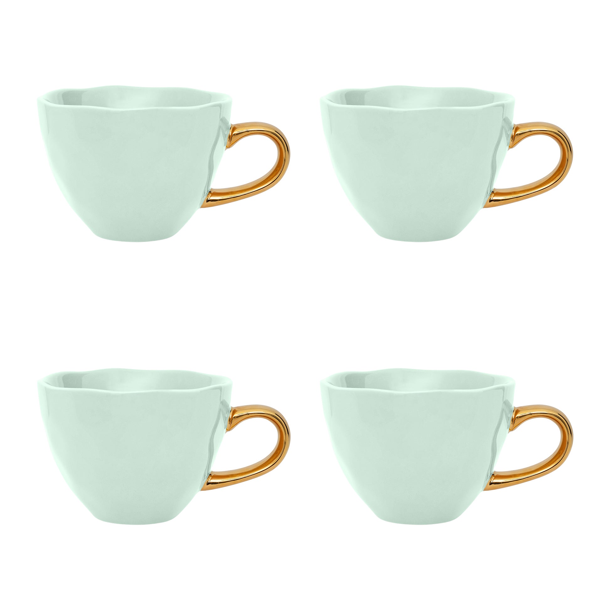 Urban Nature Culture Good Morning Cappuccino / Theekop - Celadon - 4 s