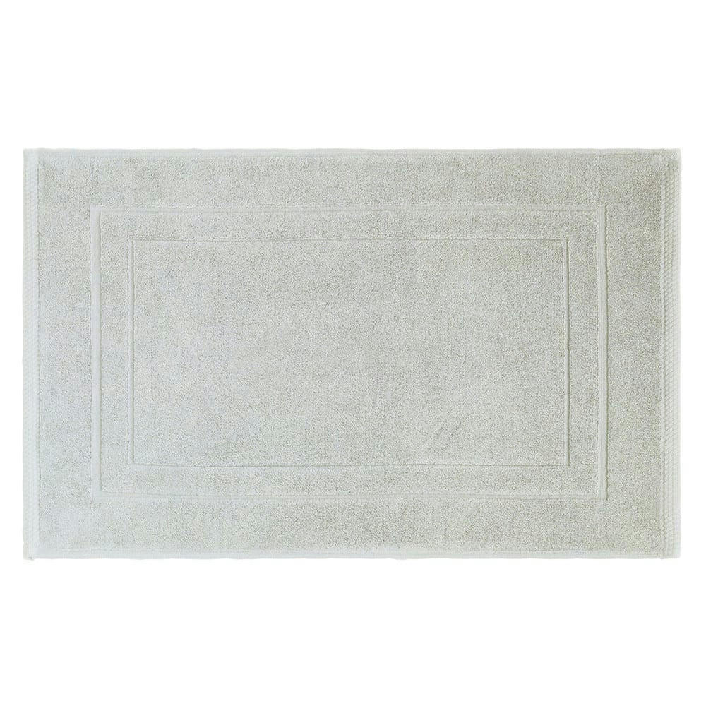 - Tapis de bain  pur coton gris 50x80