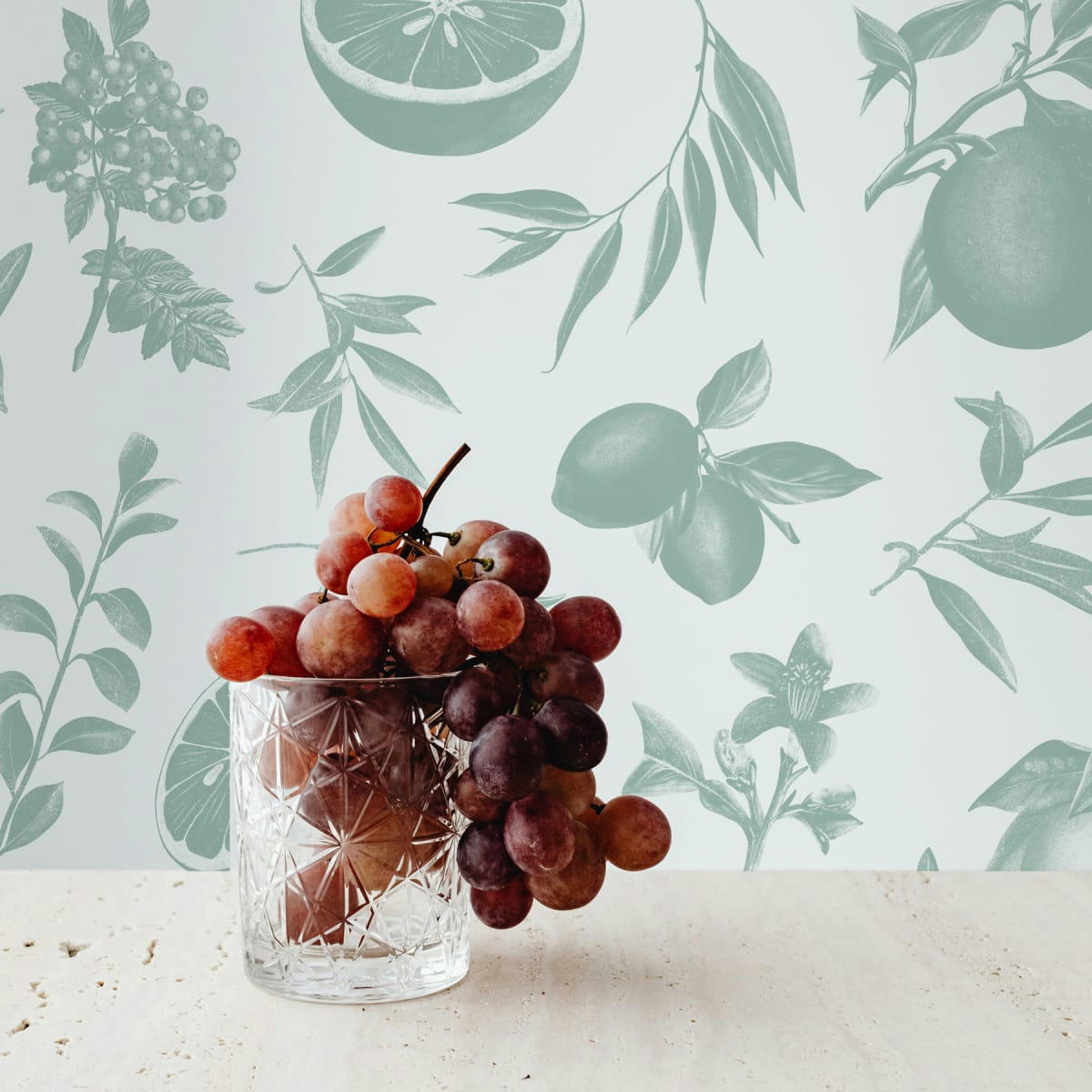 - Papier peint panoramique agrumes 425 x 250 cm