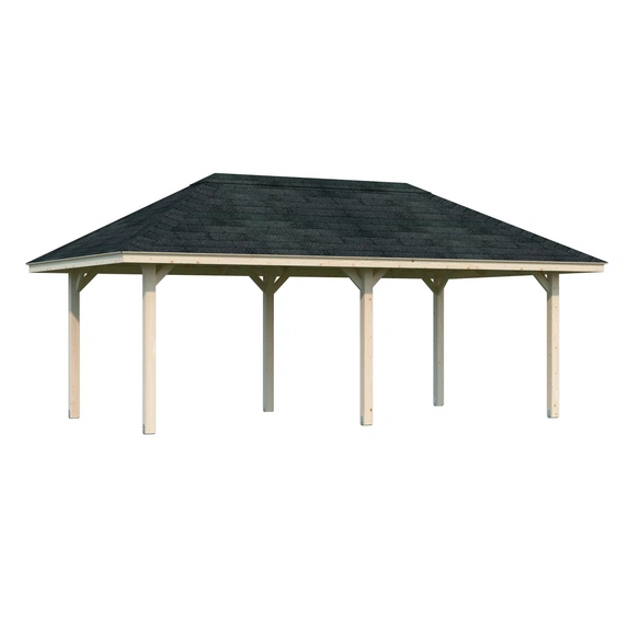 Pavillon »Bianca Set«, BxHxT: 588 x 319 x 300 cm, transparent tauchgrundiert