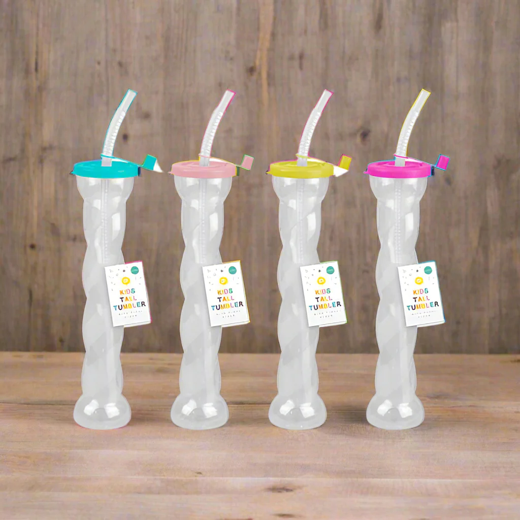 Kids Tall Tumbler With Flexi Straw 400ml