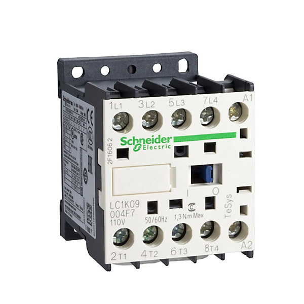 Lc1k09004p7 Schneider - Mini Contacteur Tétrapolaire - 4no - 20a - Bobine 230vca - Vis