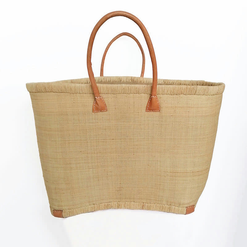 MORONDOVA - Panier rabane Morondova naturel taille L