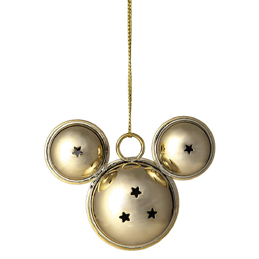Suspension de No&euml;l Grelot à tête de Mickey