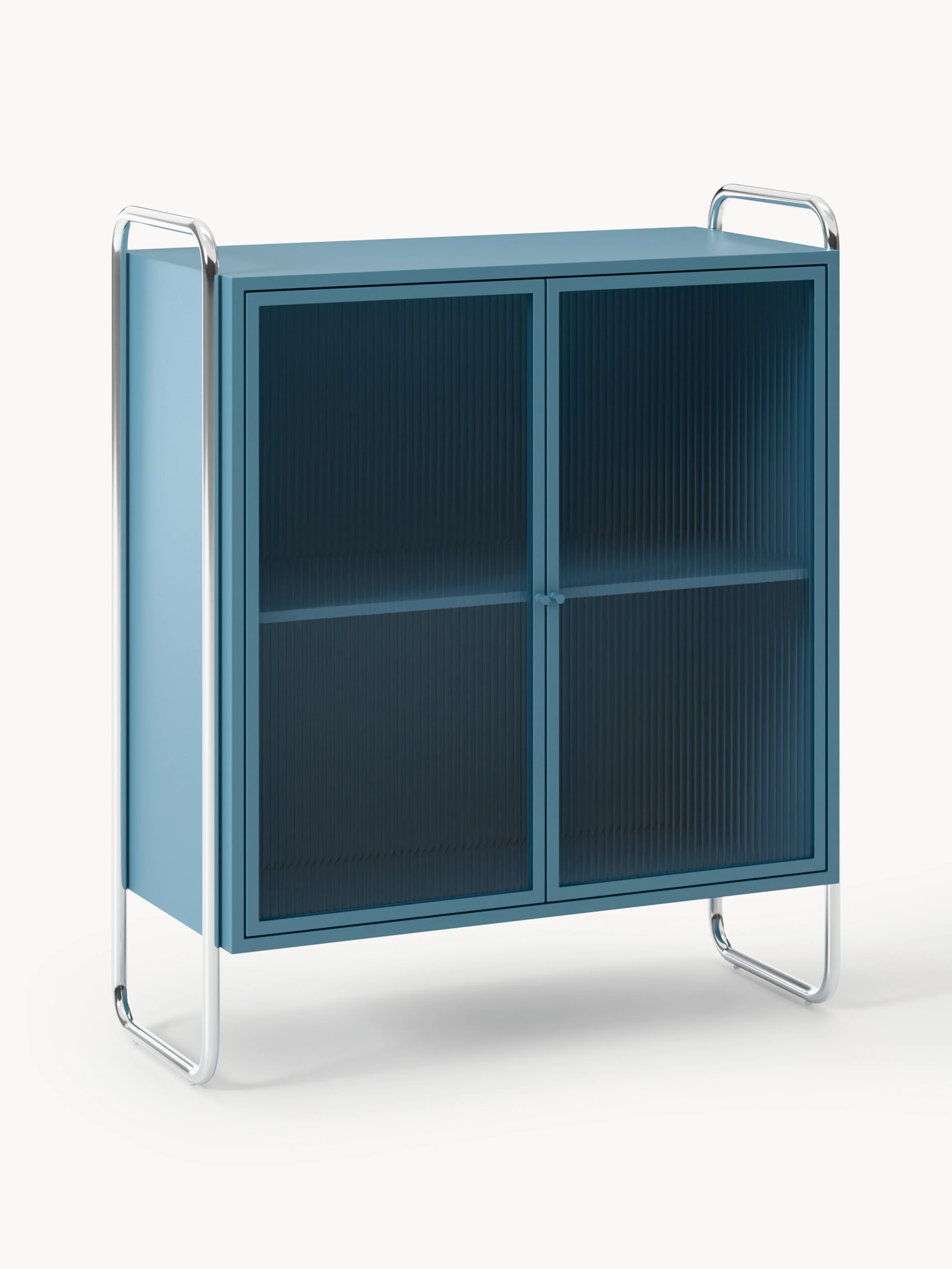 Metall-Vitrine Robyn mit Glas-Front
