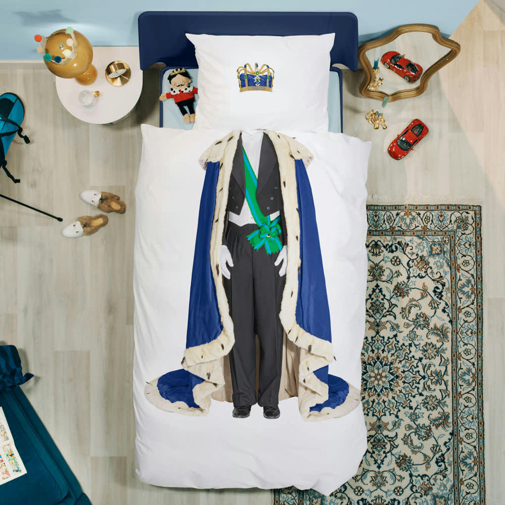 - Parure de lit King - 1 personne 140x200 cm blanc