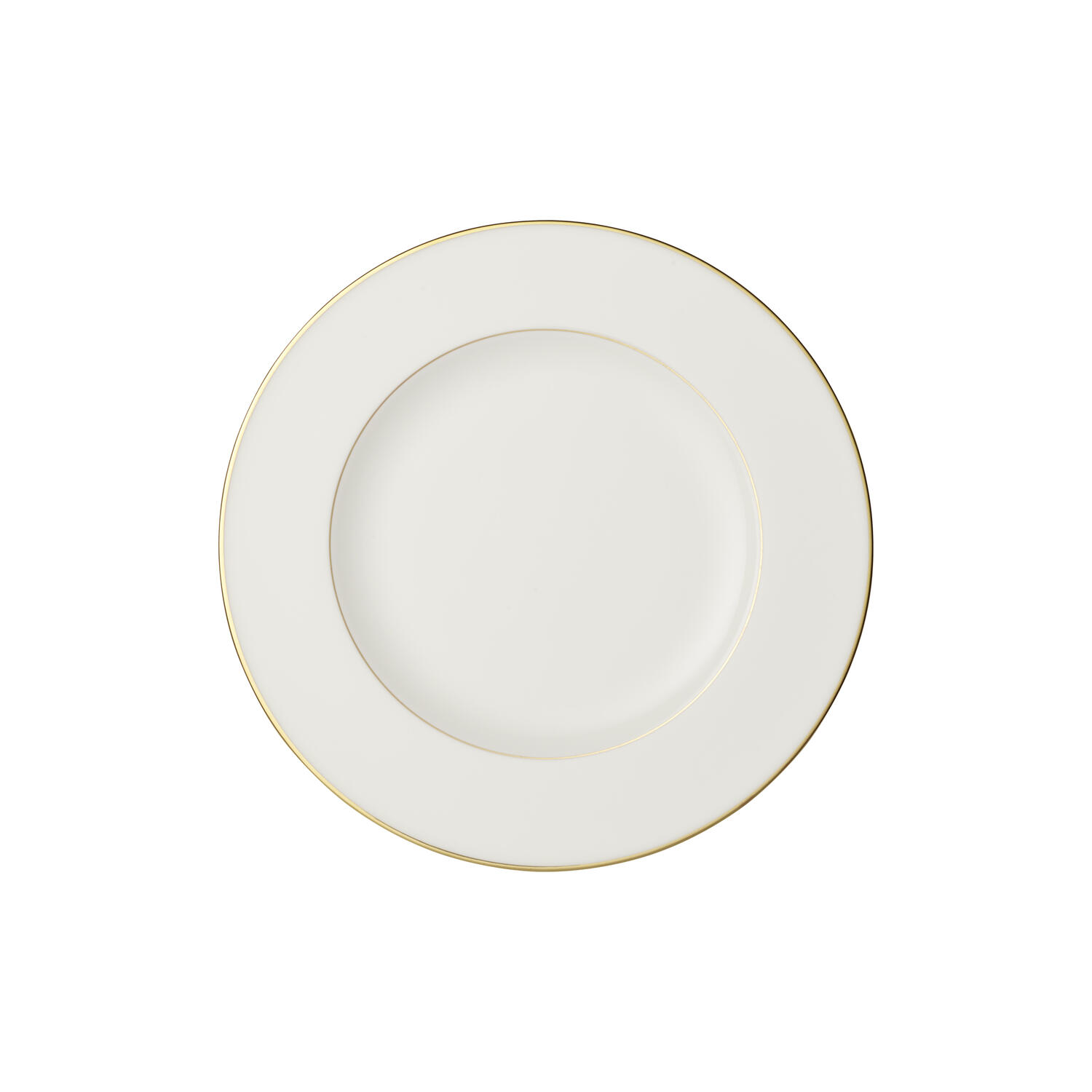 Anmut Gold Middagstallerken ø 28 cm, hvid/guld