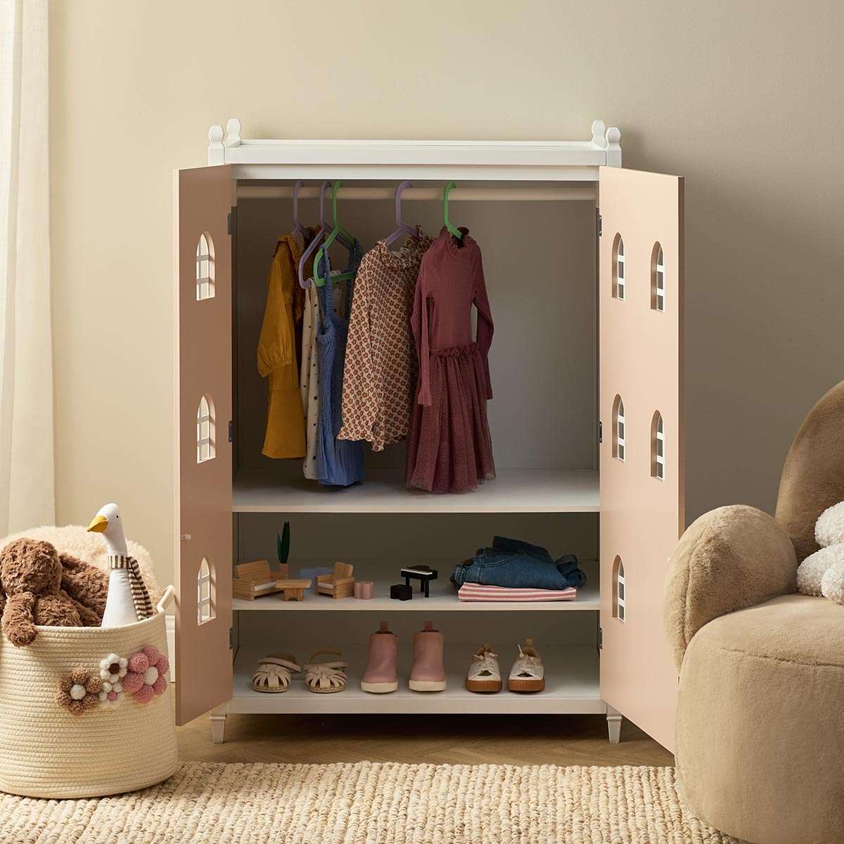 Dollhouse Wardrobe - Pink