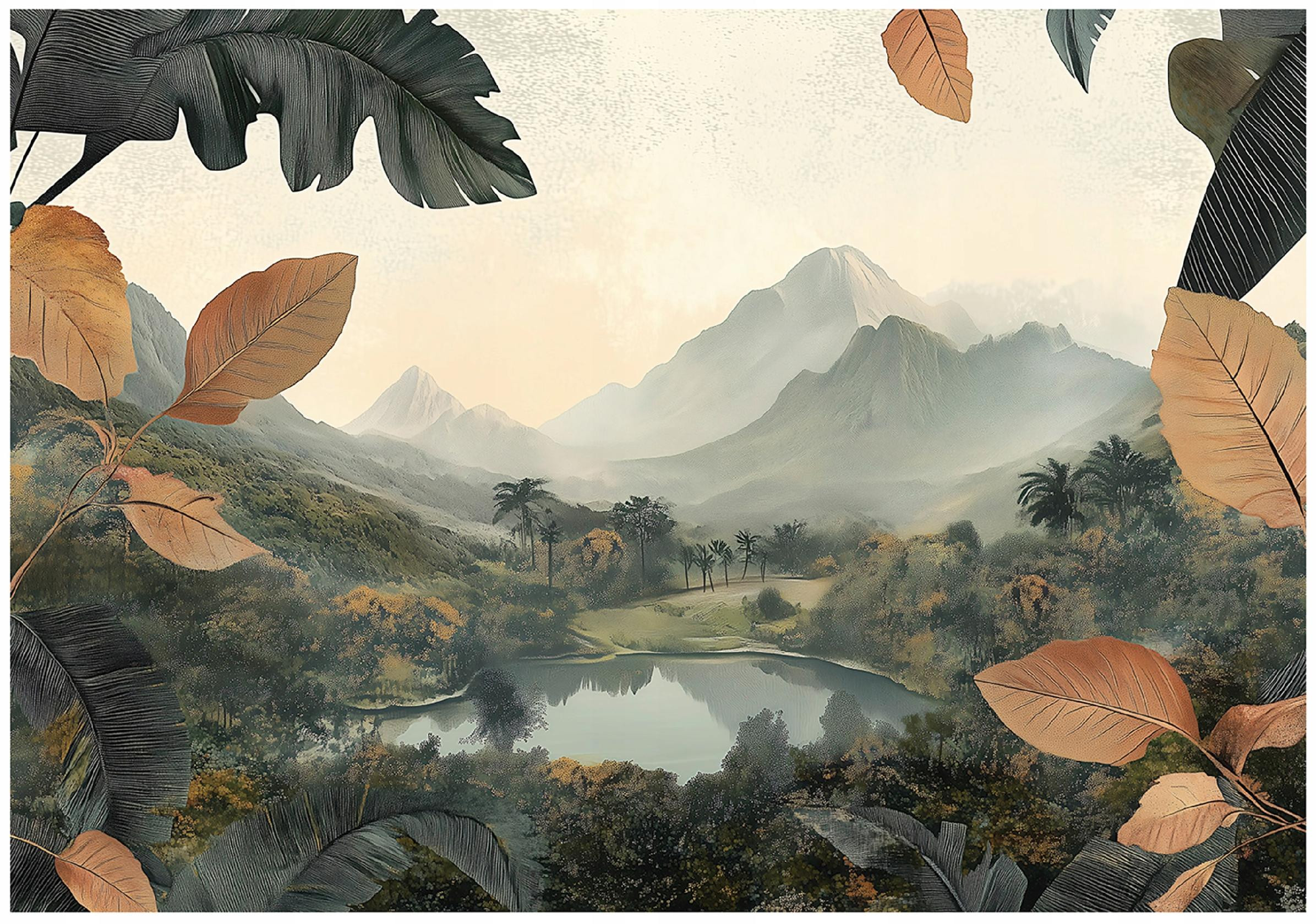 Fototapeta Natura Góry Las Jezioro Sypialnia Salon Tapeta Flizelina 250X175