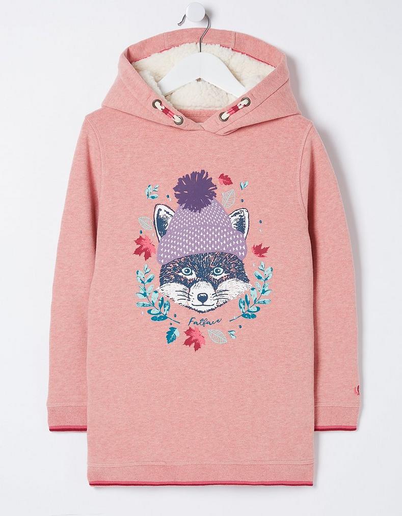 Fox Longline Sweat Hoodie