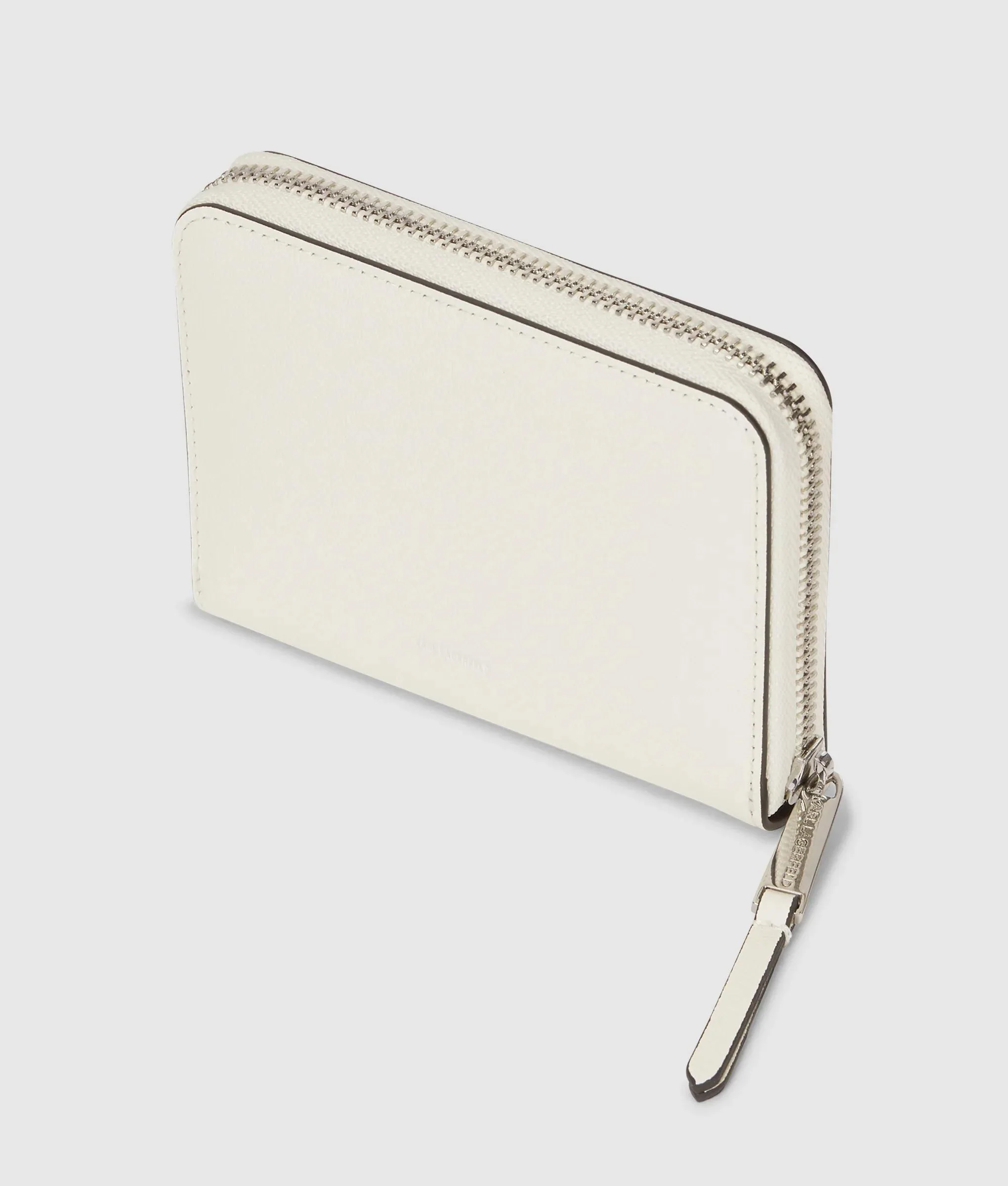 Portefeuille zippé K/Signature de taille moyenne