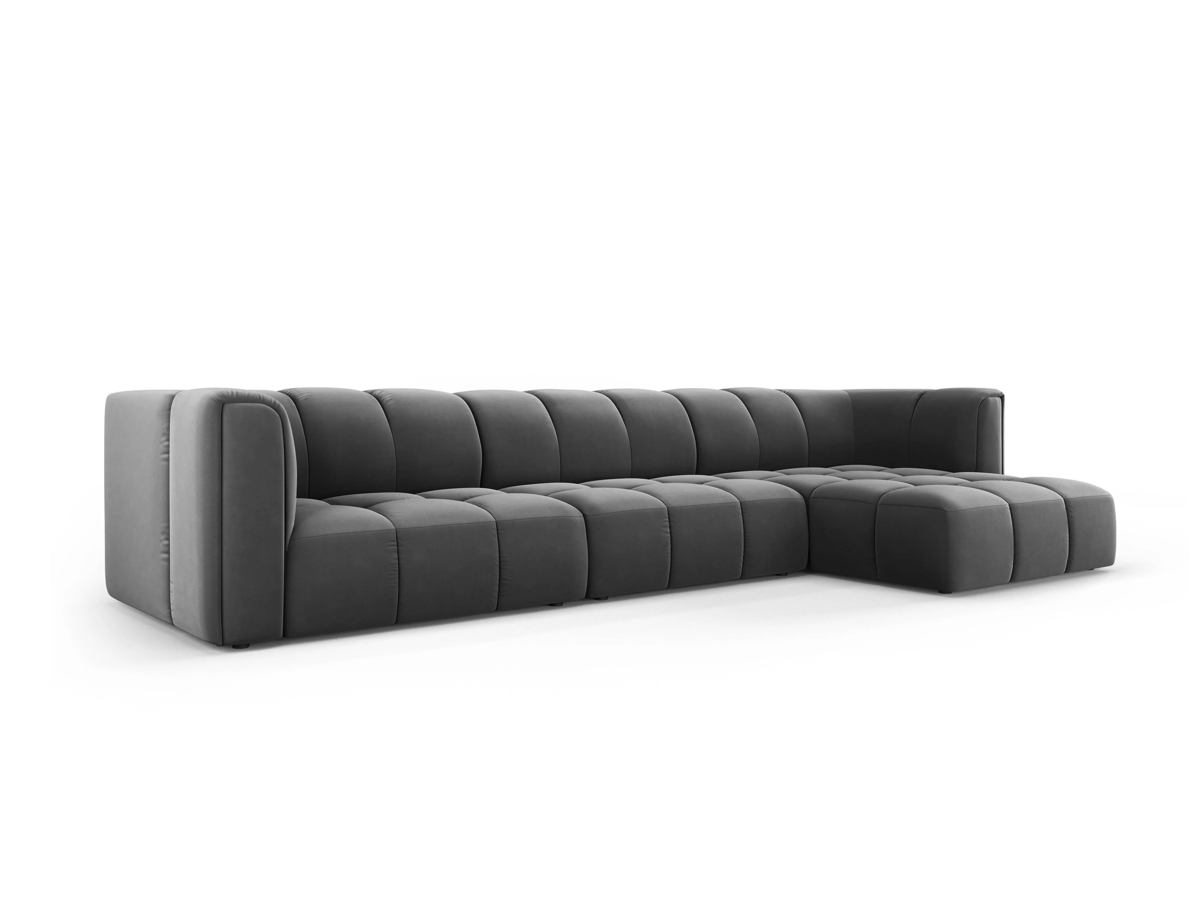 Hoekbank Francesca velvet rechts 5-zits