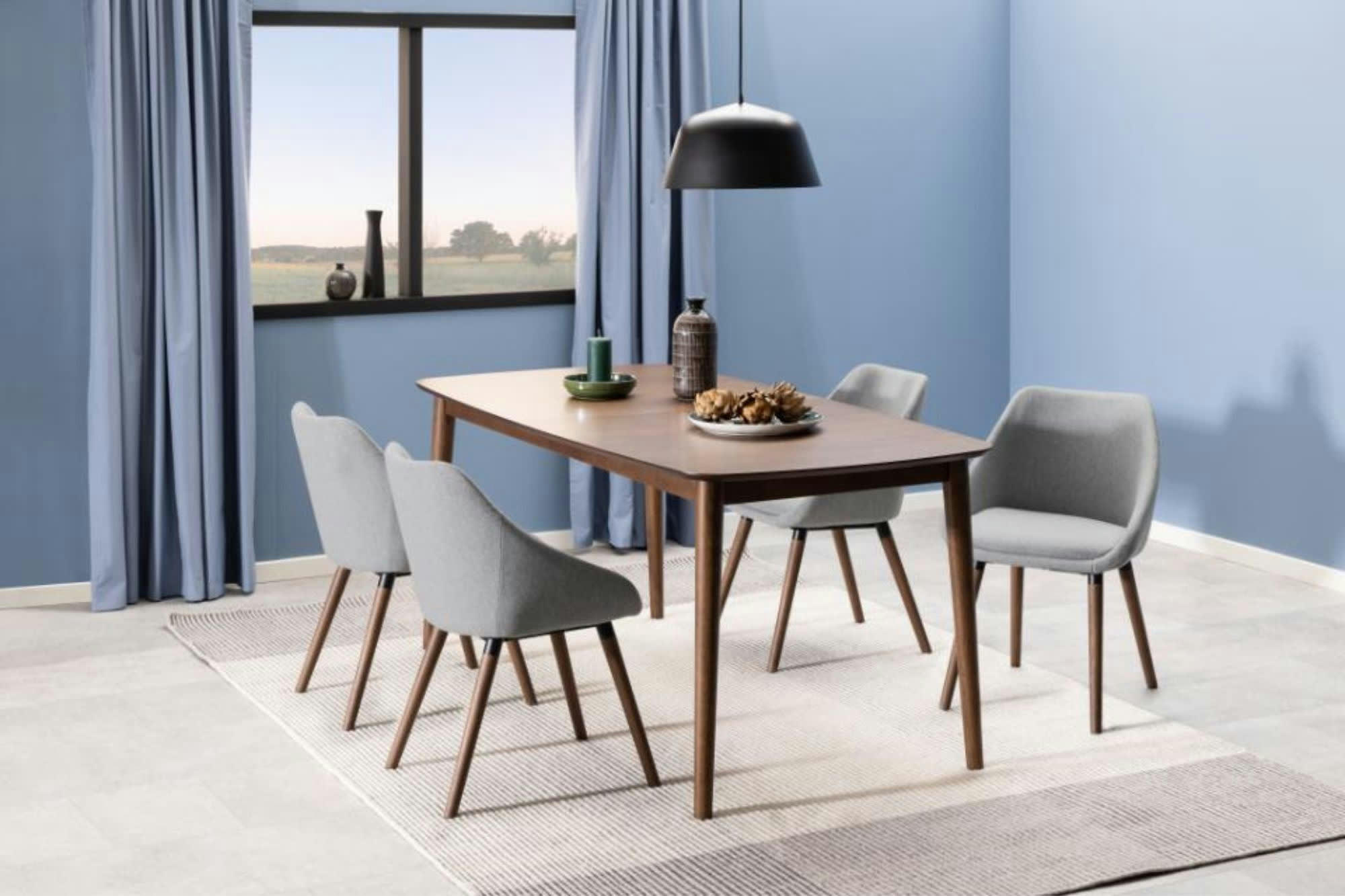 MOANA - Table à manger en bois extensible L180/219