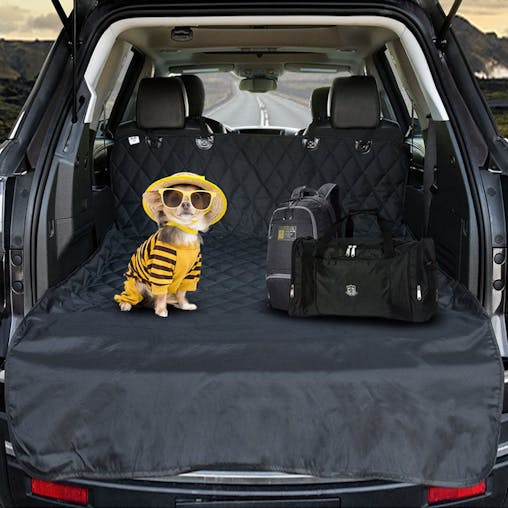 SOGA Premium Car Trunk Pet Mat Boot Cargo Liner Waterproof Seat Cover Protector Hammock Non-Slip Pet Travel Essentials