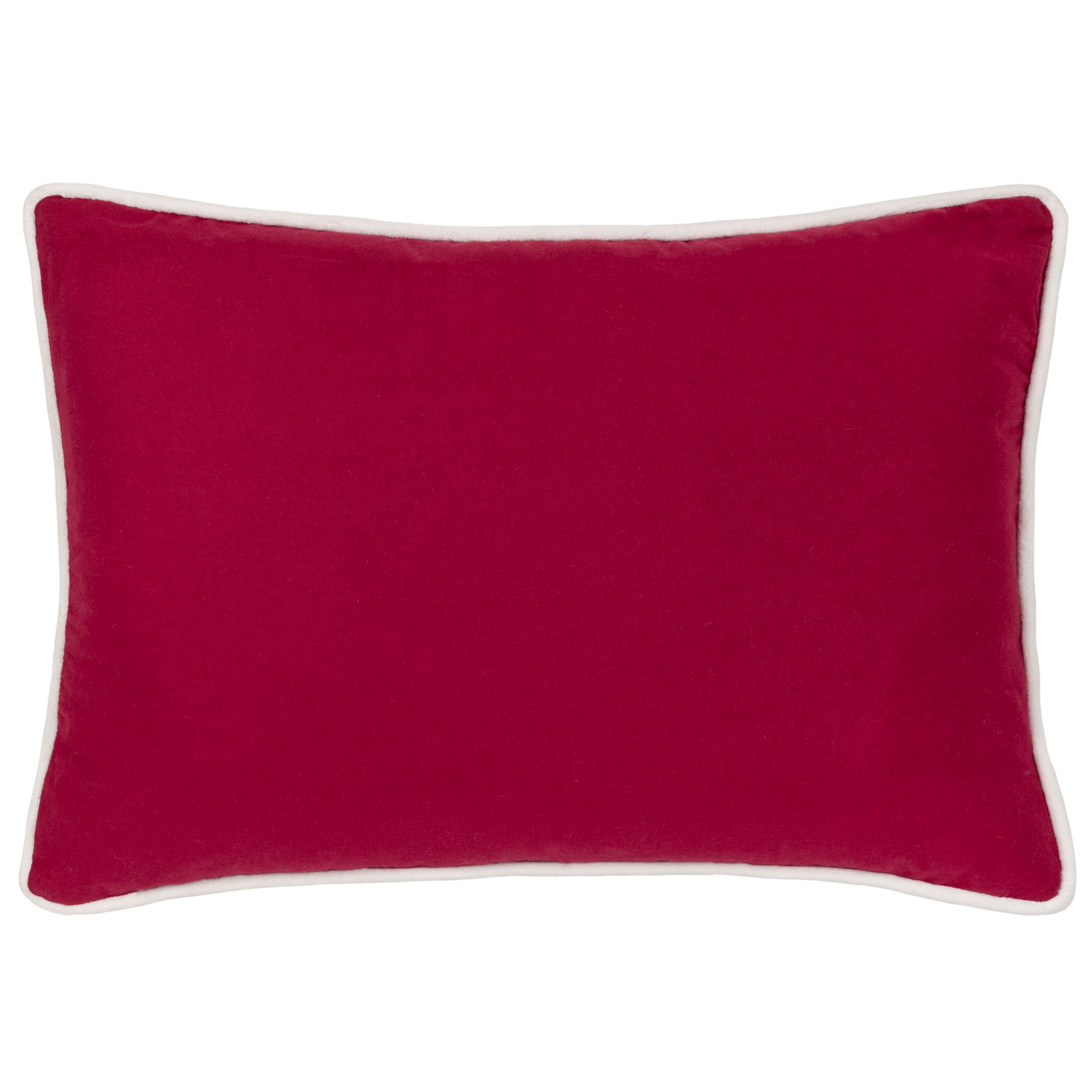 Paoletti Winter Merry Christmas Embroidered Polyester Filled Cushion