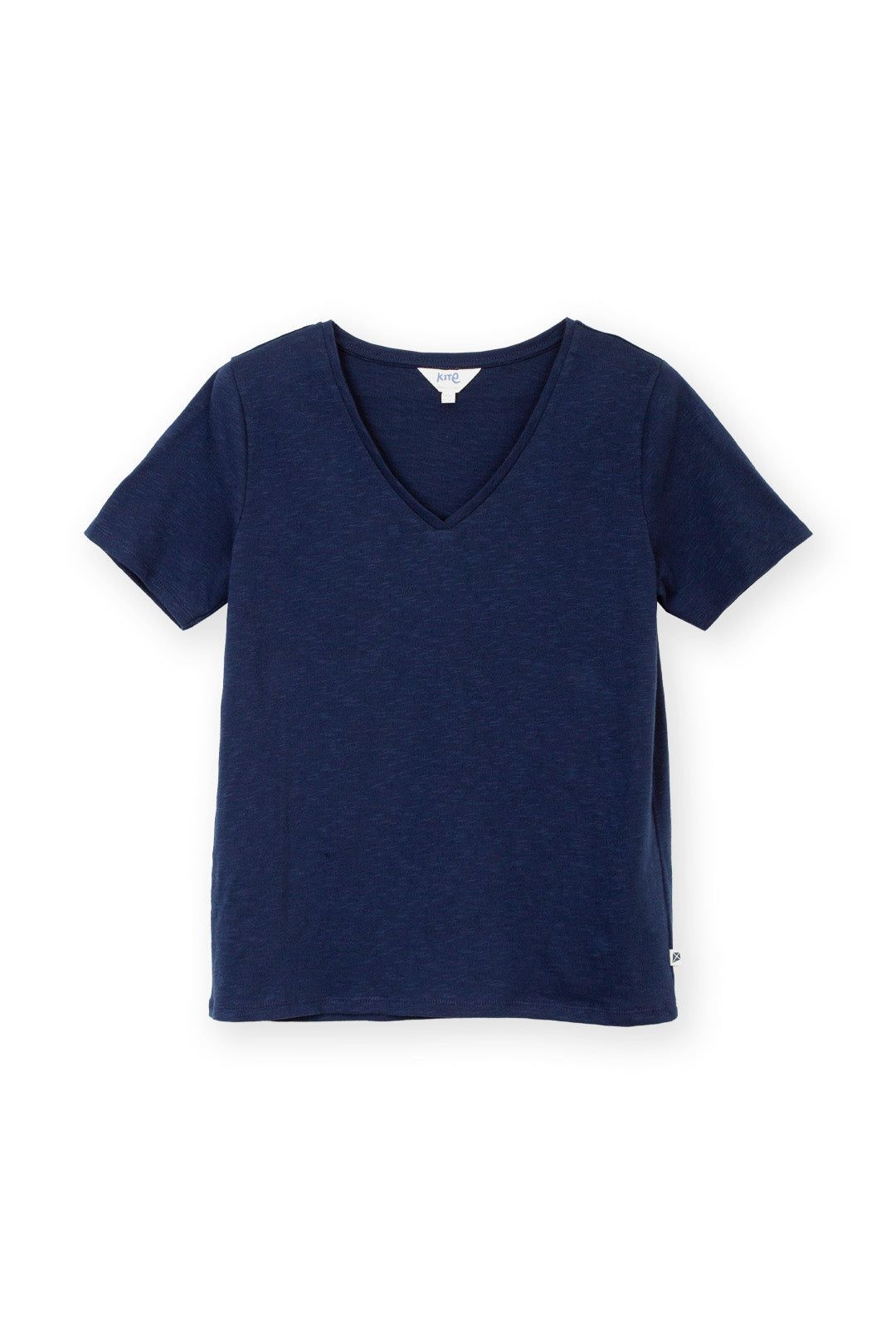Kite Sandford V-Neck Slub Jersey T-Shirt Midnight