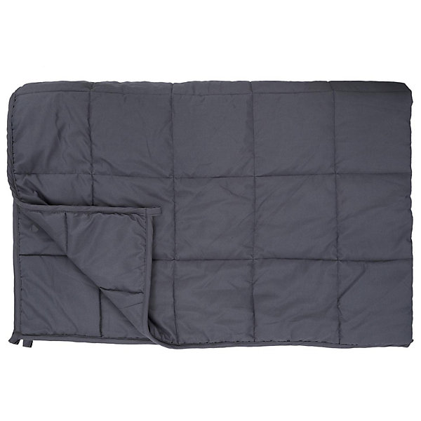Couverture pondérée en polyester 7kg 150x200 cm LAVISH grise