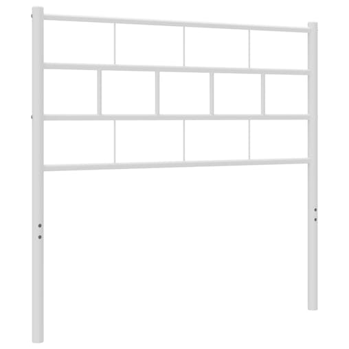 NNEVL Metal Headboard White 107 cm