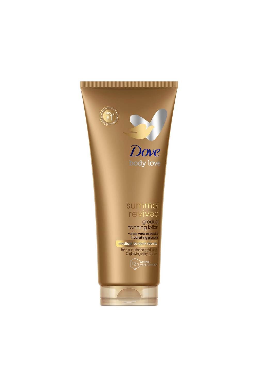 Dove Self Tan Medium to Dark 'Body Lotion', 200ml, 6pk
