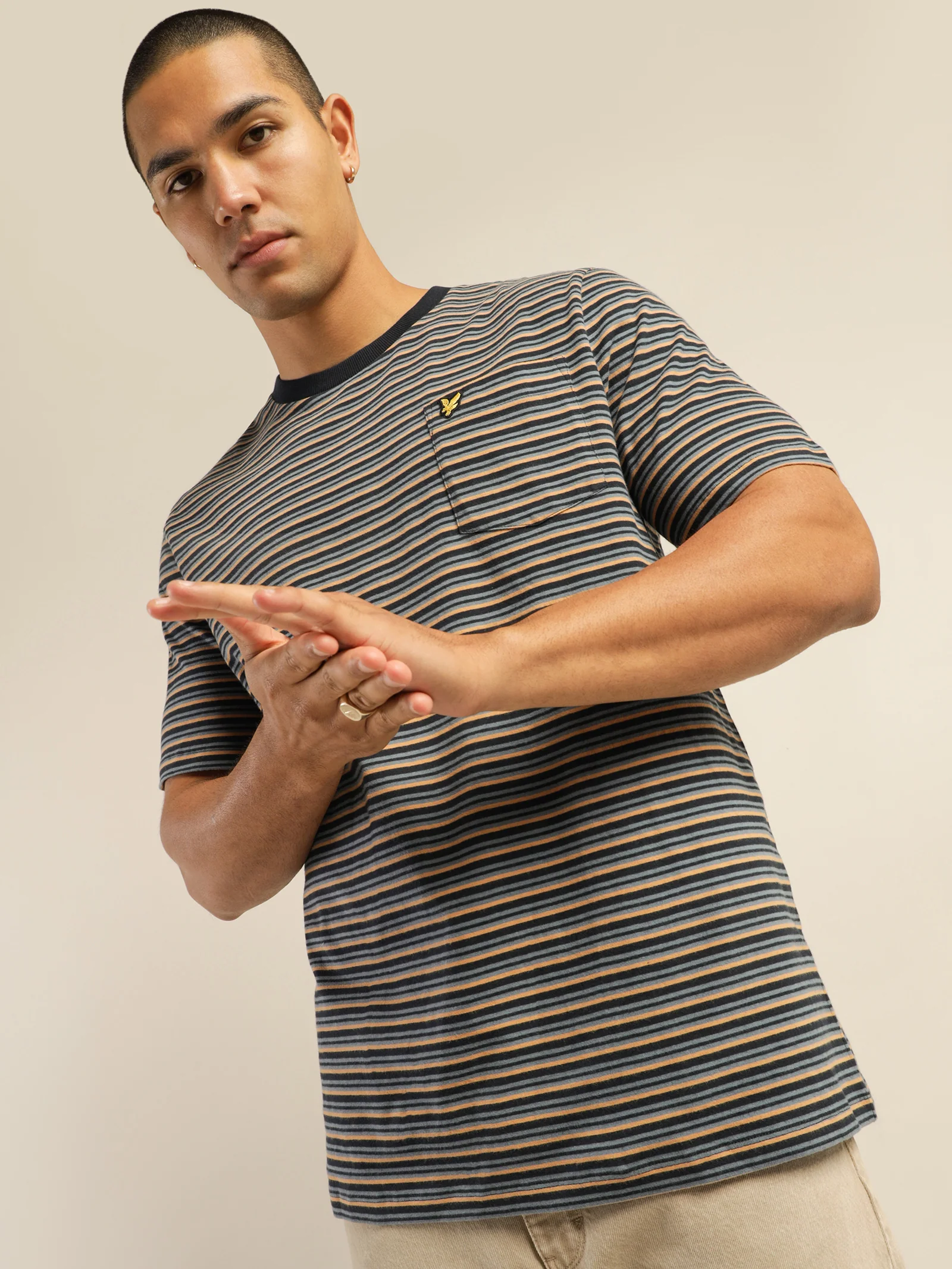 Brushed Stripe T-Shirt
