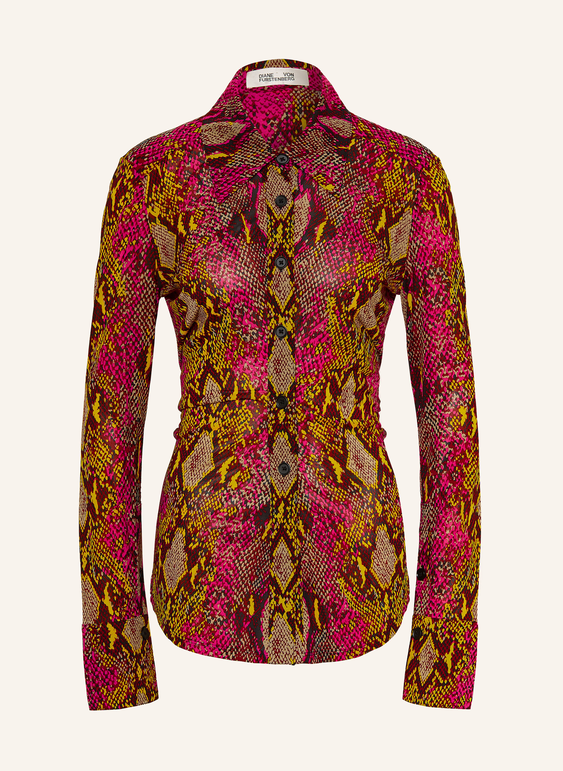 DIANE VON FURSTENBERG Hemdbluse LUCINDA aus Jersey