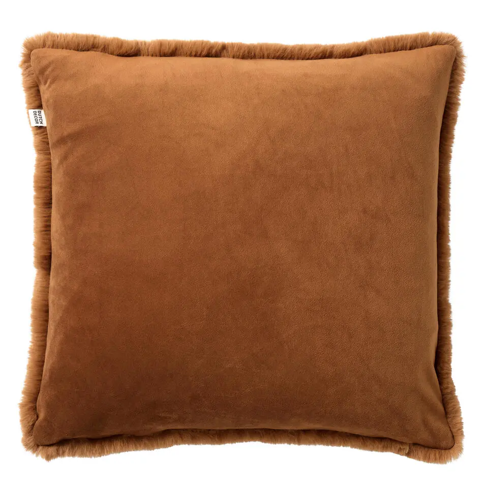 Kussenhoes Zaya - Tobacco Brown - 60x60 cm