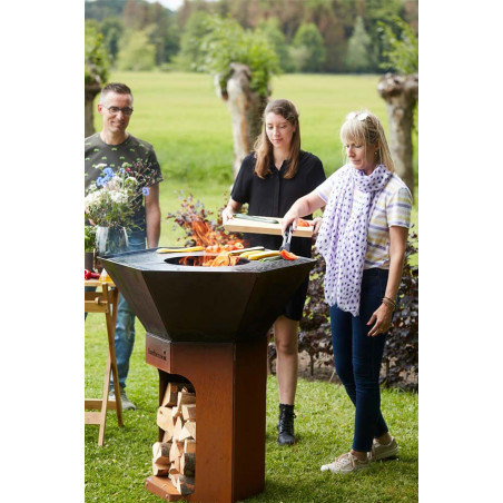 Brasero plancha Nestor Original Corten - Barbecook