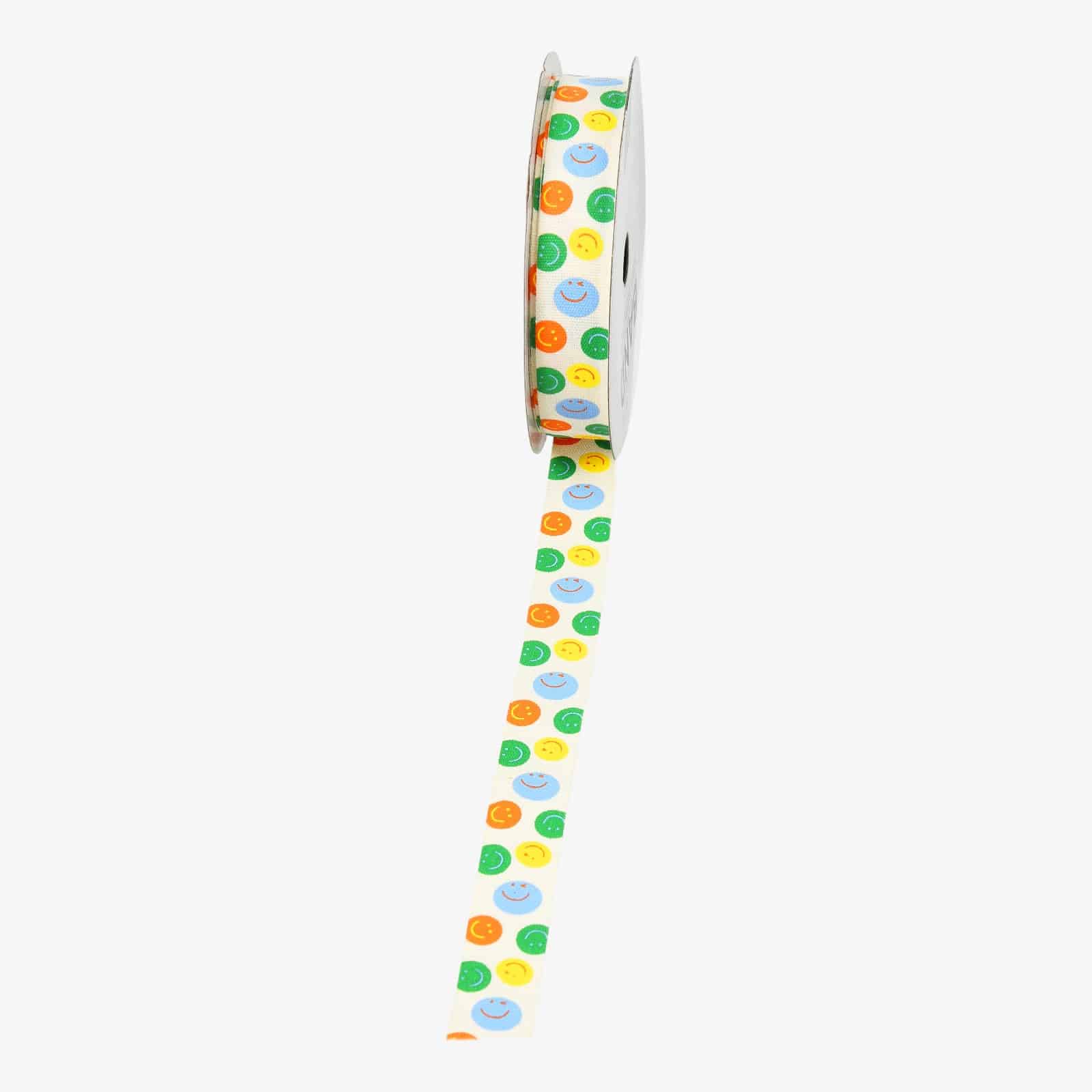 Band Smile Bunt,L 3.000 x B 15 mm, 3 m