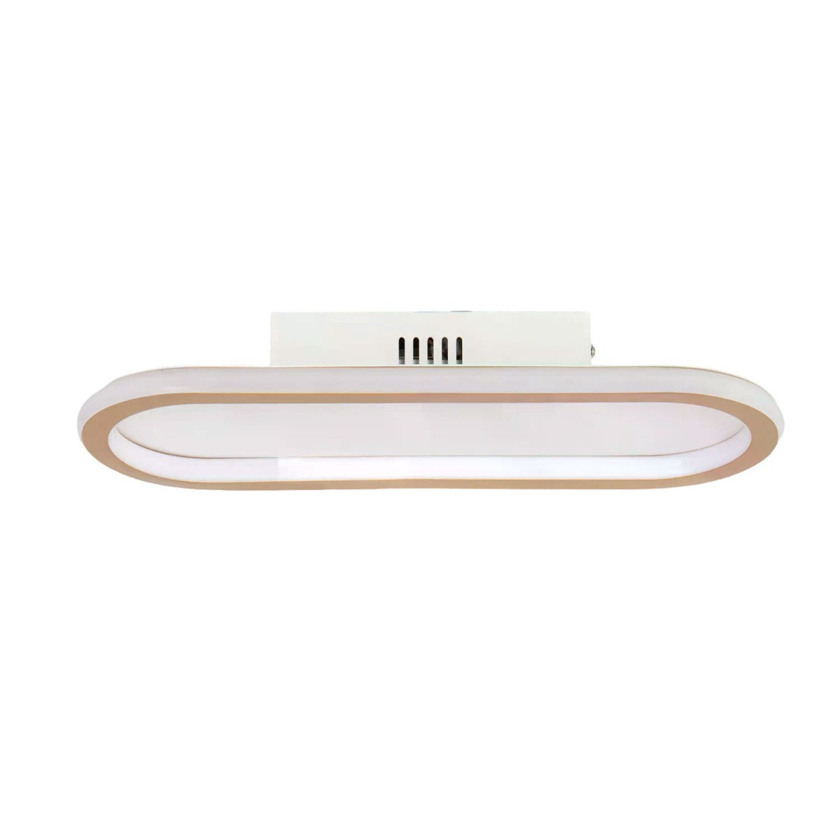 Plafon Cerchioz pilotem owalny biały LED 1x25W 40cm 2700lm IP20 Abruzzo