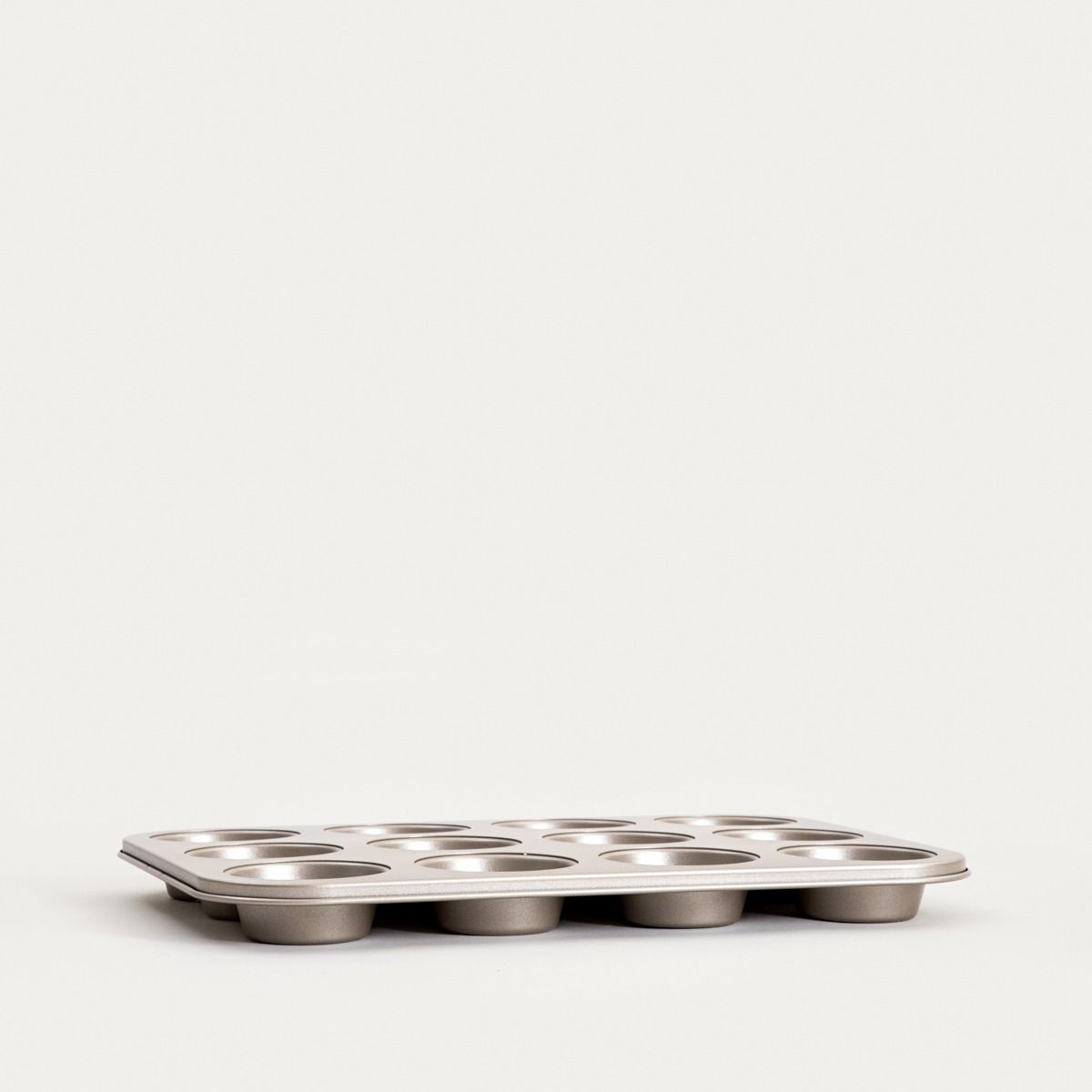 Forma FEBE na muffinki 12 szt., złota 35x26x3 cm