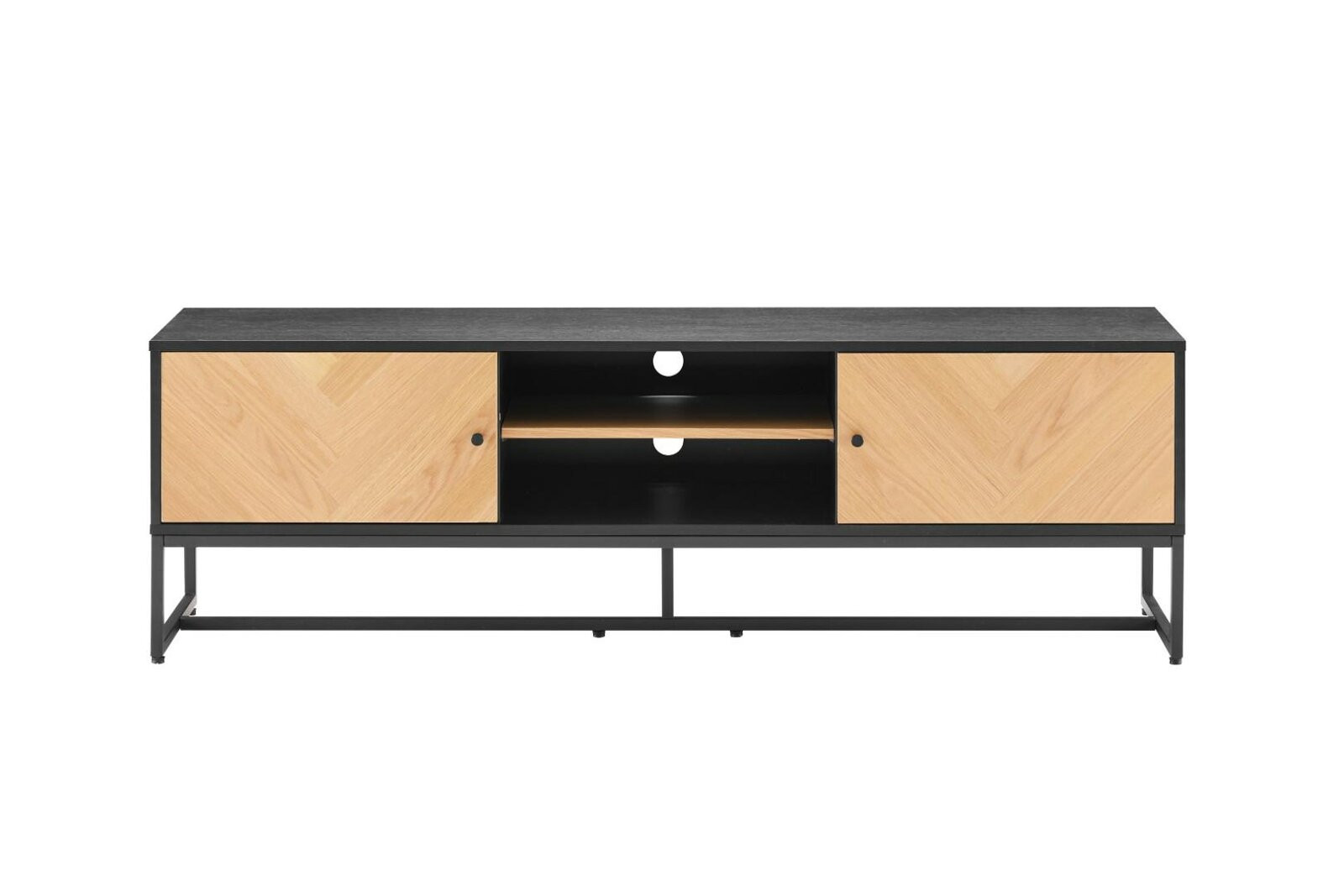 SZAFKA RTV Clar PÓŁKA I 2 SZAFKI 40 x 160 x 50 cm