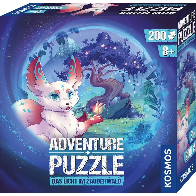 Puzzle 200-teilig Das Licht im Zauberwald
