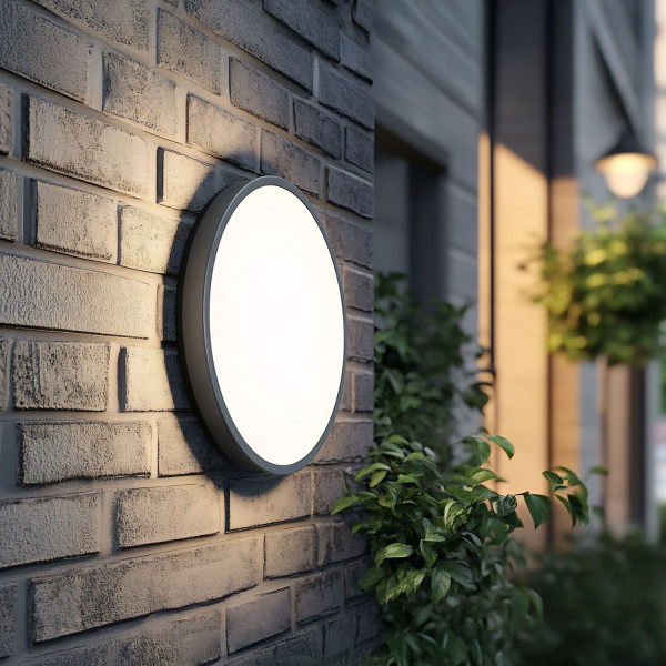 Plafon zewnętrzny LED 18W IP54 SFERIS BLACK 18187 TK Lighting