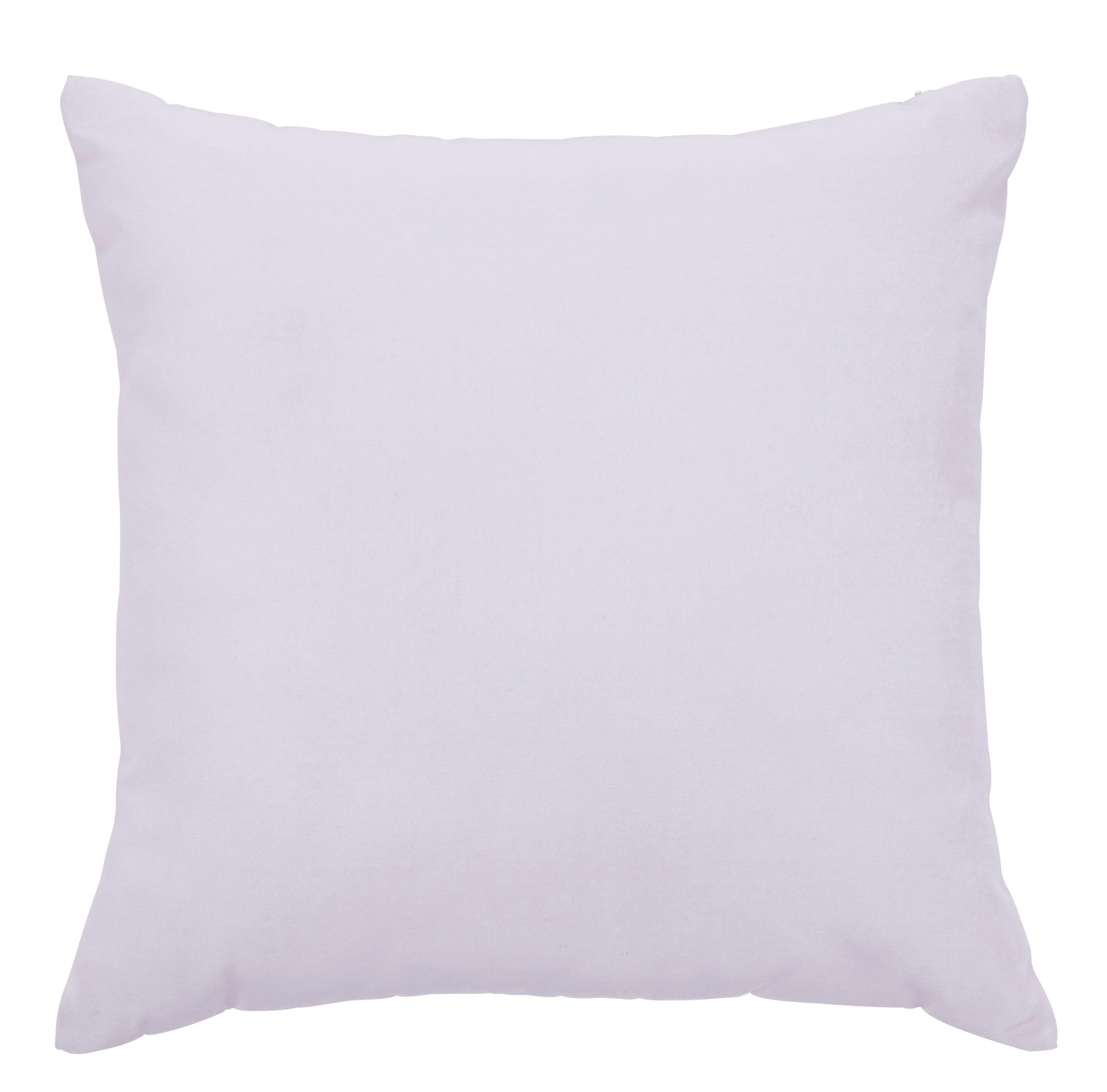 PERELLE - Coussin d'extérieur en polyester recyclé imprimé floral multicolore 45x45