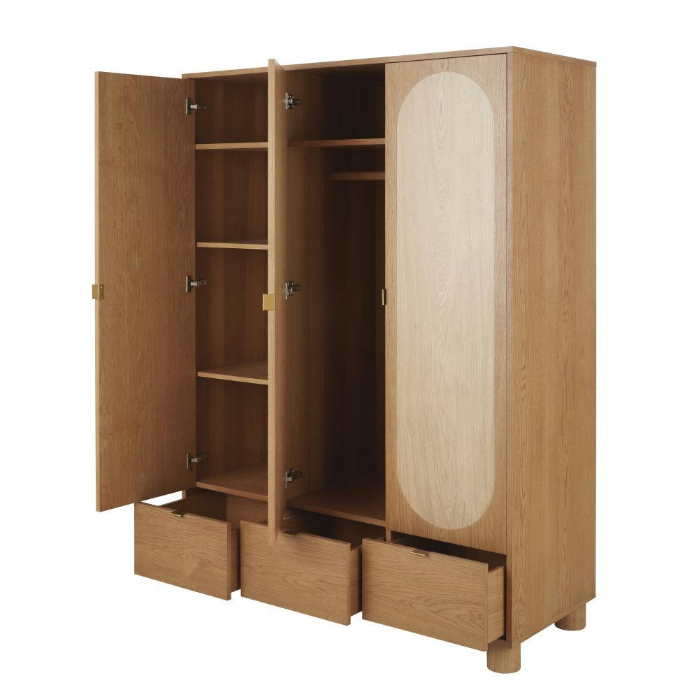 Alegro - Dressing 3 portes 3 tiroirs