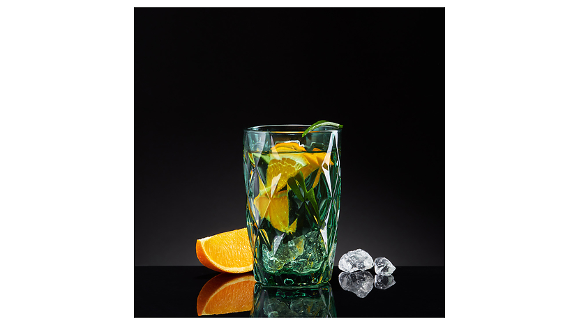 Szklanka Diamond 380 ml zielona