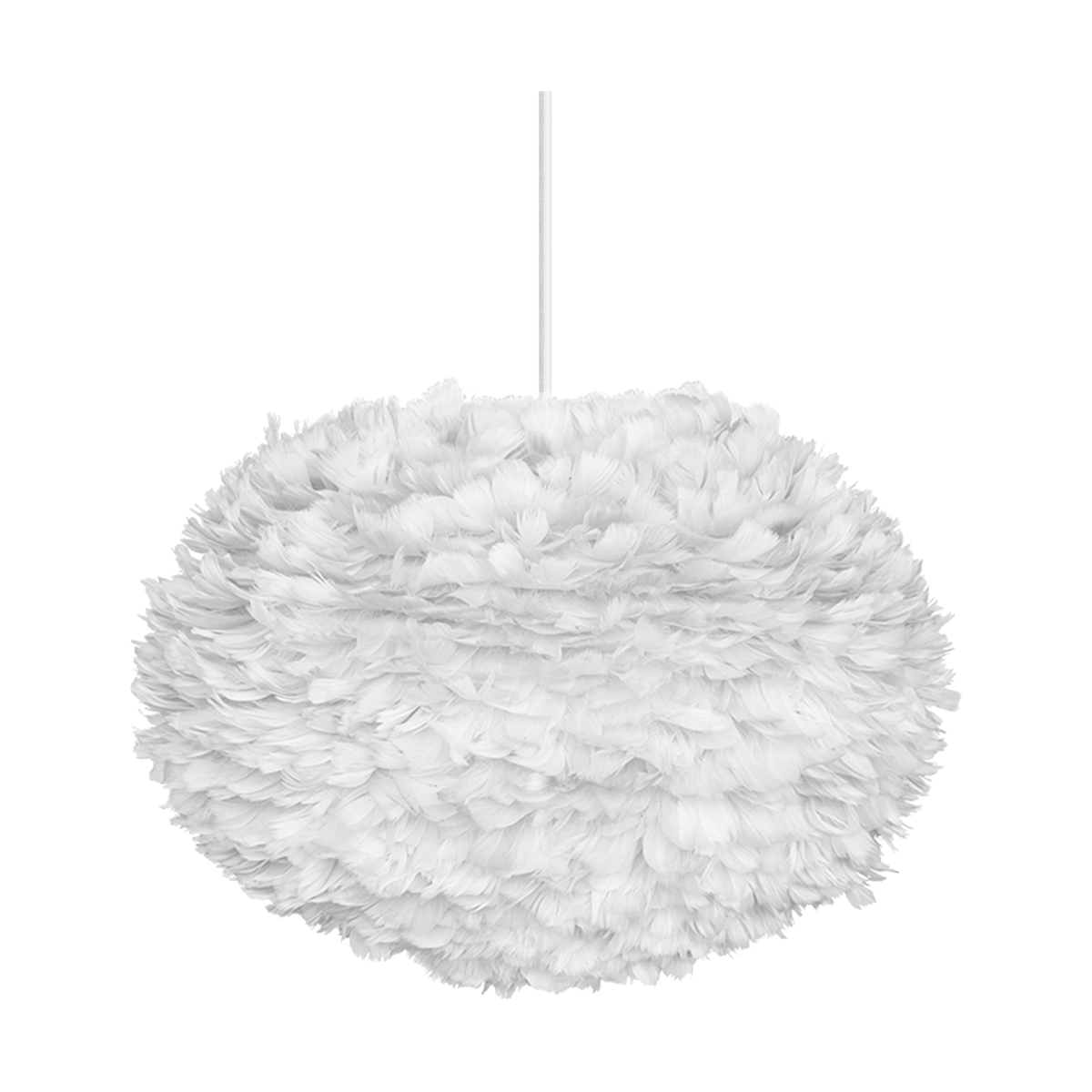 Umage Eos Large hanglamp white - met koordset wit - Ø 65 cm