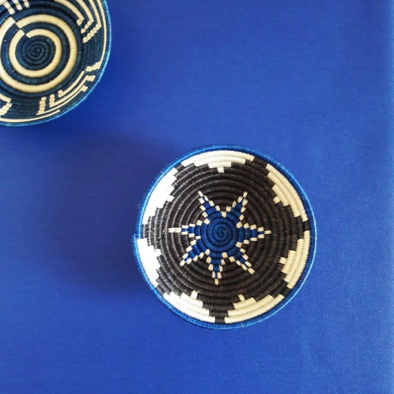 UNI - Nappe enduite rectangle 160 x 300 cm bleue