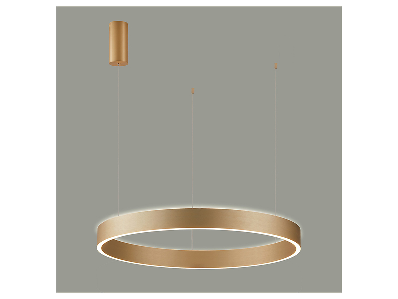 Lampa wisząca Brasco Up Down LED ze zmienną barwą światła złota