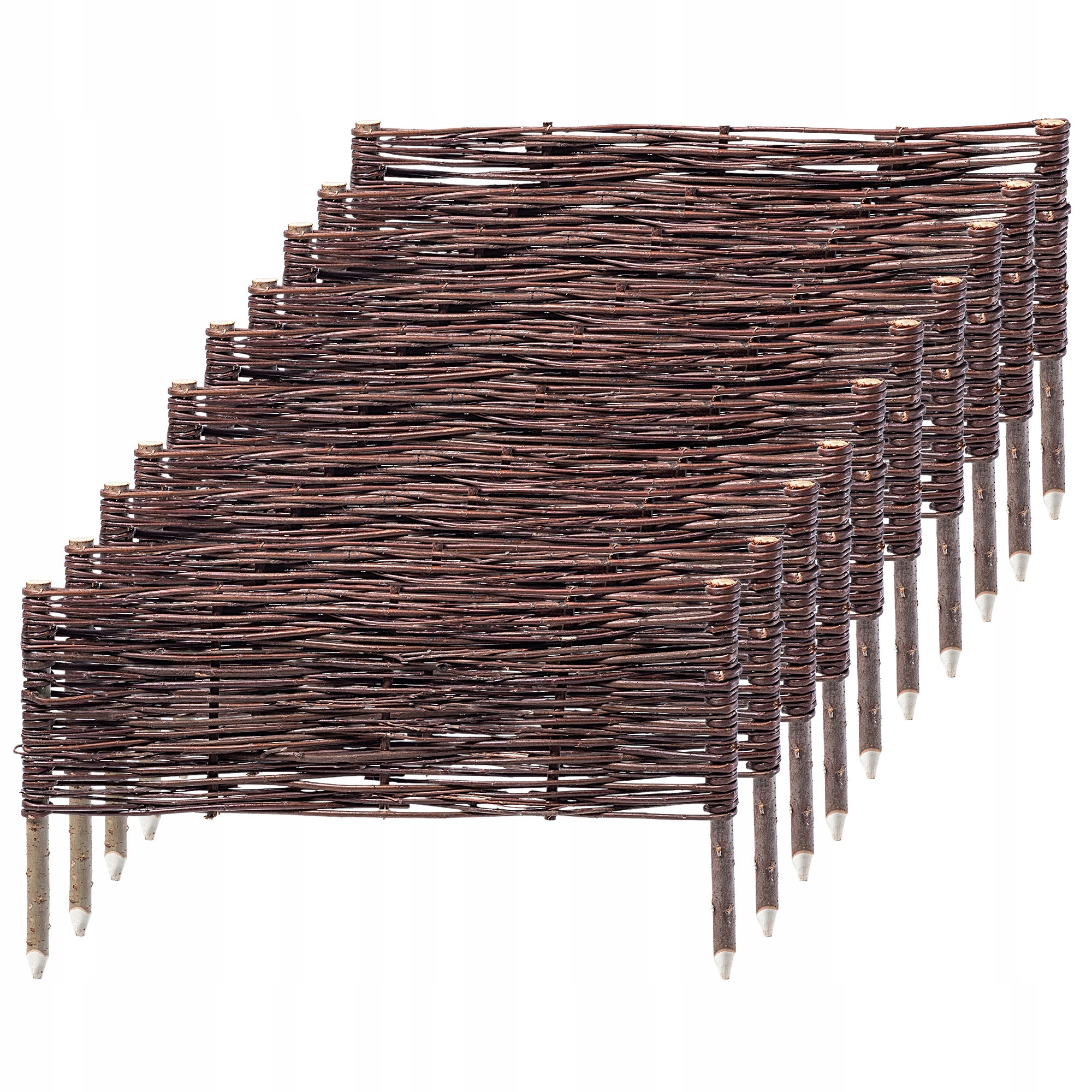 Palisada Wiklinowa Płotek 60x30cm Obrzeże 10szt