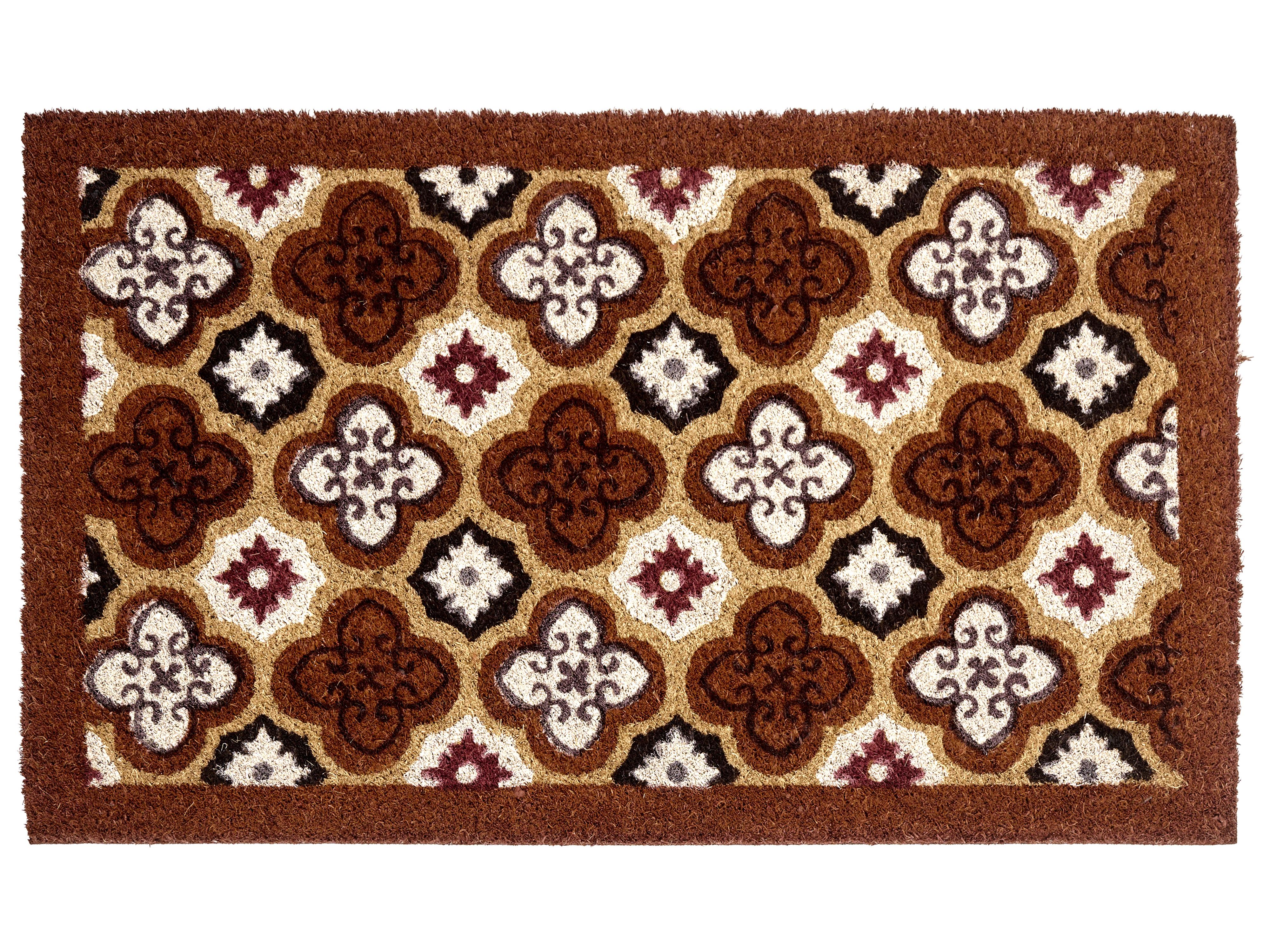 Doormat SELETNA Brown 40 x 60 cm Coir