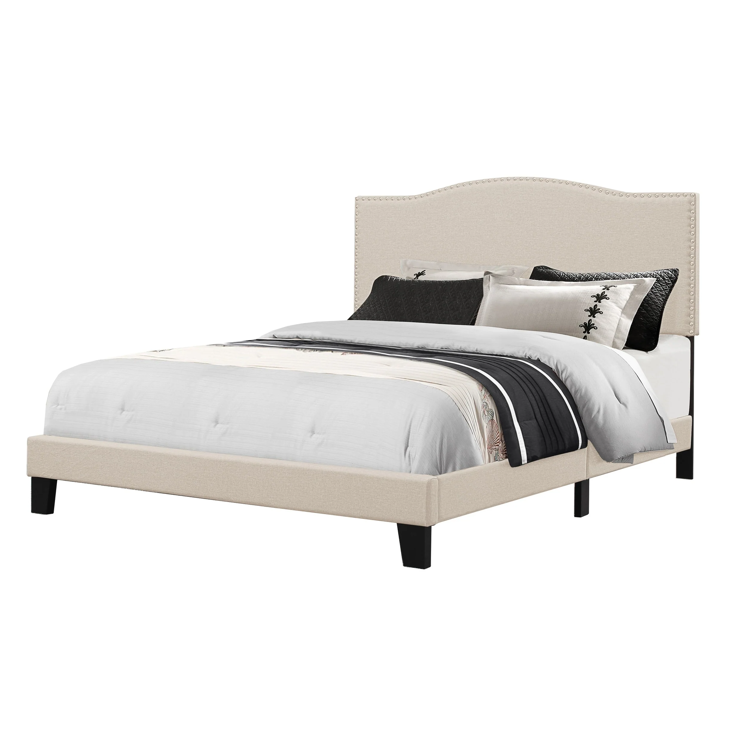 Hillsdale Furniture Kiley Upholstered Bed, Linen