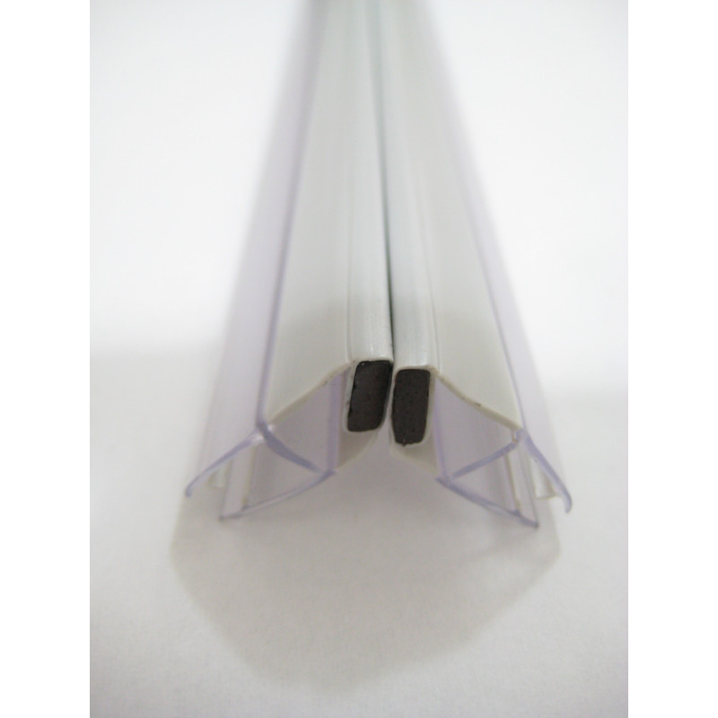 Joint magnétique d'angle pour paroi de douche 6 mm 2 pièces AURLANE
