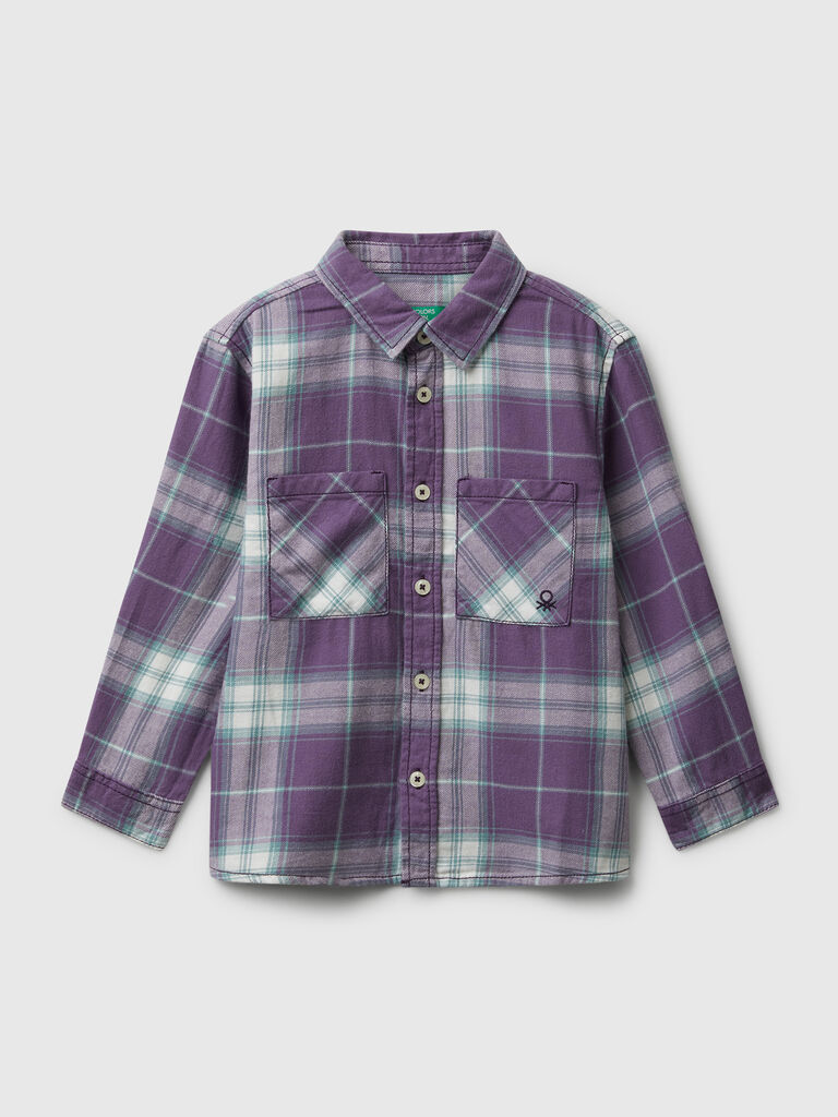 100% cotton check shirt