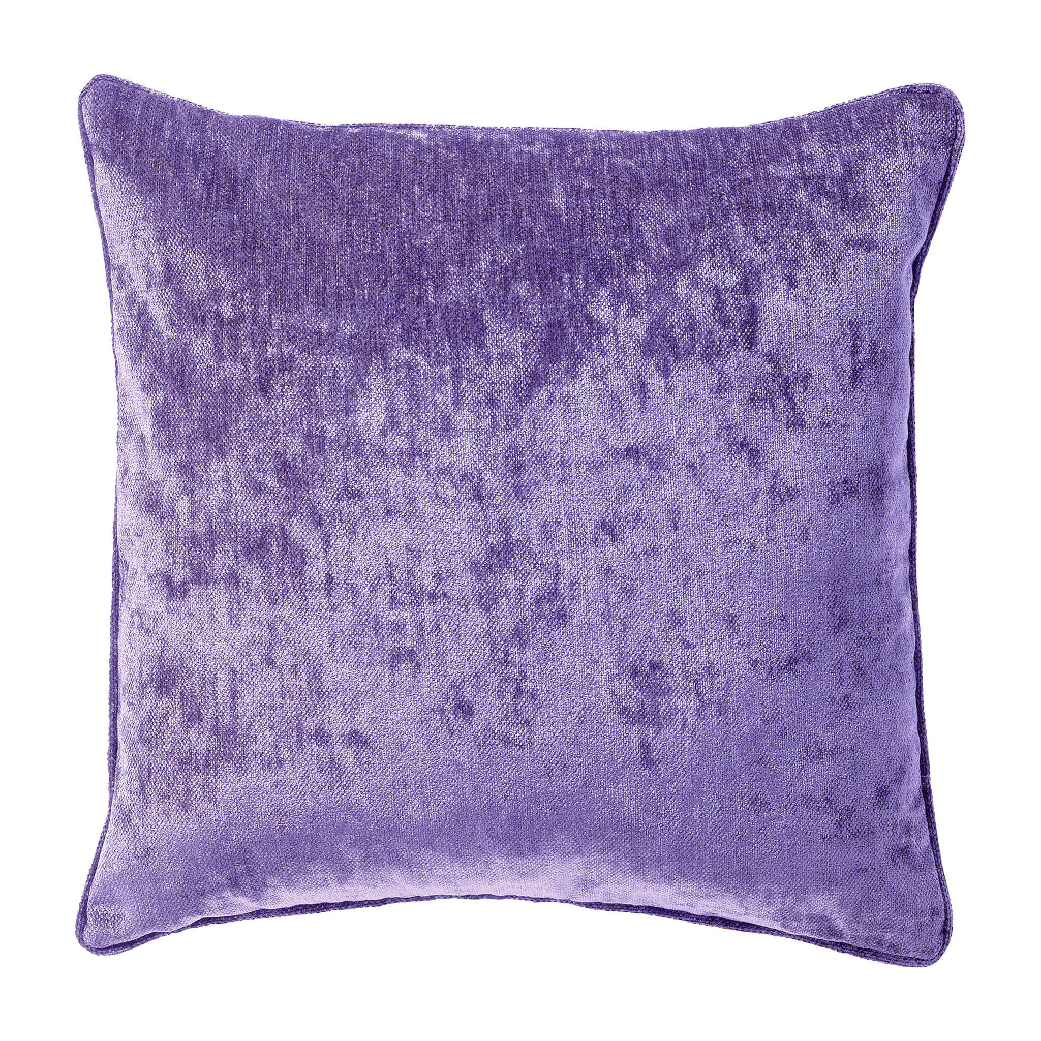 LEWY - sierkussen 45x45 cm - glansvelours - Very Peri - paars