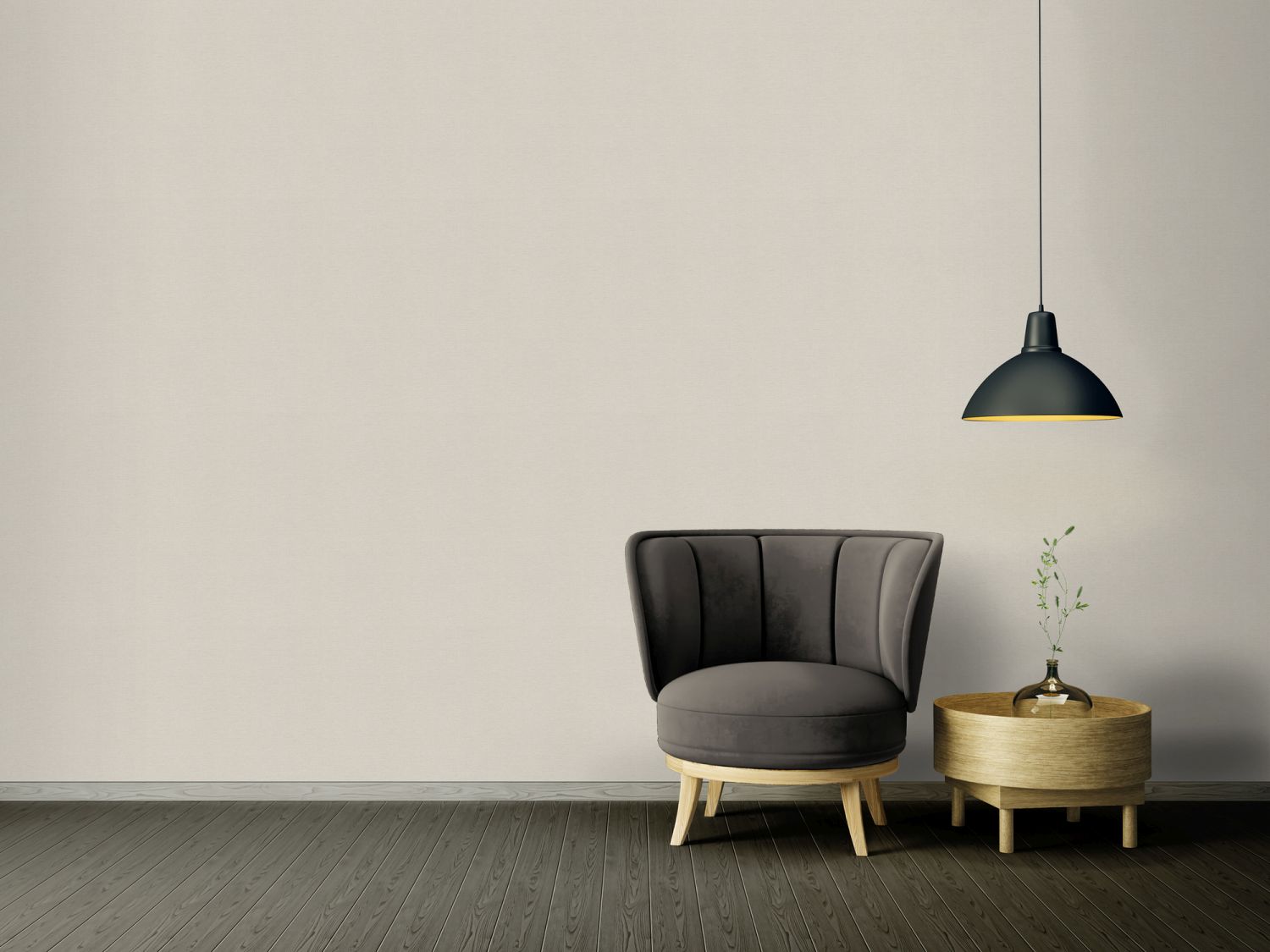 Livingwalls behang effen beige - 53 cm x 10.05 m - AS-306886