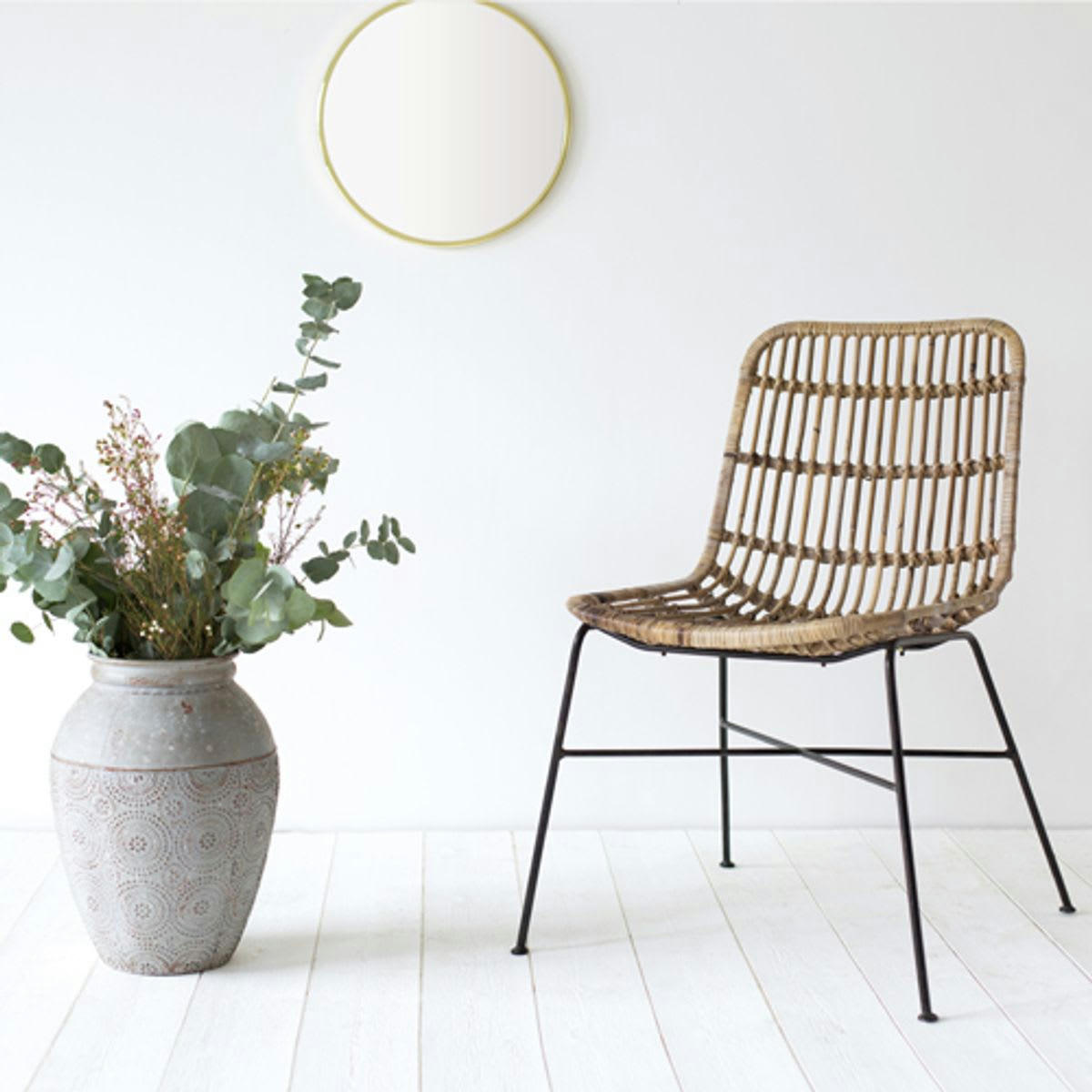 MOKA - Chaise en rotin naturel Moka